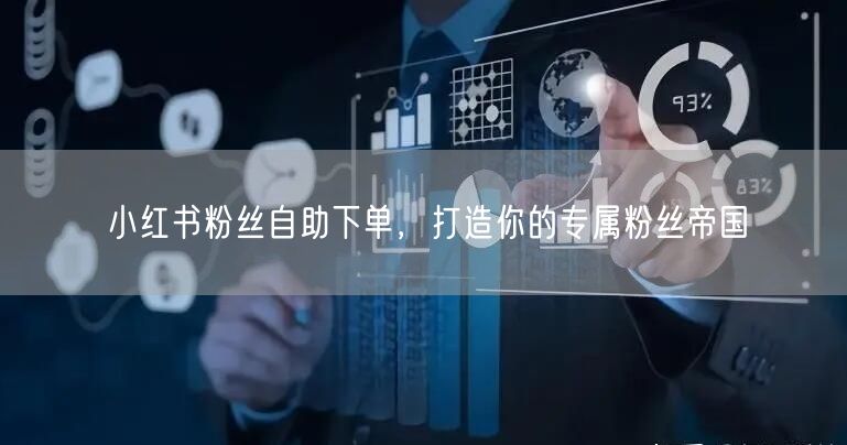 小红书粉丝自助下单，打造你的专属粉丝帝国