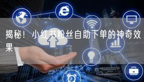 揭秘！小红书粉丝自助下单的神奇效果