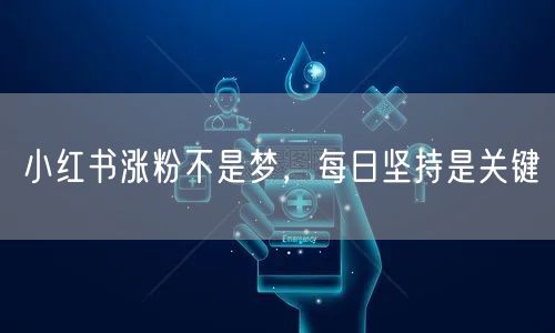 小红书涨粉不是梦，每日坚持是关键