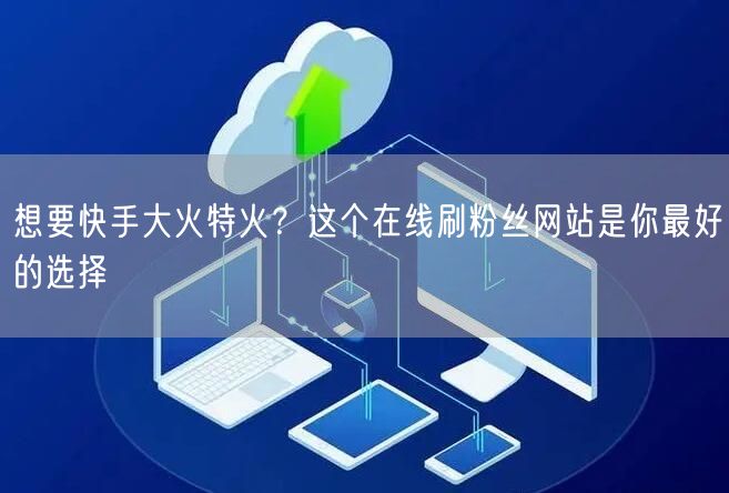想要快手大火特火？这个在线刷粉丝网站是你最好的选择
